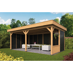 Lariks/Douglas Overkapping Hamar XL type 8 blank 990x445 cm
