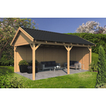 Lariks/Douglas Overkapping Hamar L type 5 blank 690x395 cm
