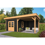 Lariks/Douglas Overkapping Hamar XL type 10 blank 1303x445 cm