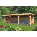 Lariks/Douglas Overkapping Oslo XL type 12 blank 1303x430 cm