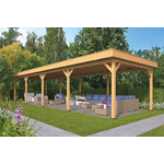 Lariks/Douglas Overkapping Hamar XL type 2 blank 678x445 cm