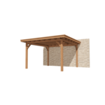 YARD Outdoor Elegante Overkapping 300x300 cm - Aanbouw- Plat dak- - YARD Outdoor
