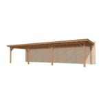 YARD Outdoor Elegante Overkapping 900x350 cm - Aanbouw- Plat dak- - YARD Outdoor