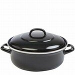 Gietijzeren Braadpan 4.5L 24 cm Rood