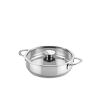 Frying Pan W/Glass Lid Cm 26