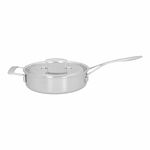 Demeyere - Industry 5 hapjespan met deksel - met dichte rand (nieuw!) - 24 cm - .