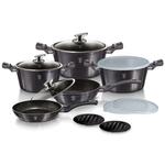Berlingerhaus Pannenset 5-delig Met Accessoires Metalic Line Carbon Pro Edition
