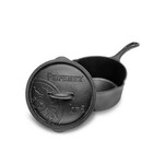 LE CREUSET - Les Forgees - Steelpan met deksel 3,8l 20cm