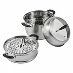 LE CREUSET - Magnetik - Stoompan met mand 20cm 5,00l
