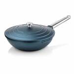 Cast Iron Wokpan / Wadjan - Gietijzer - ? 36 cm - zonder anti-aanbaklaag