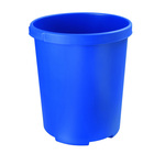 Papierbak vk staal grijs 21ltr