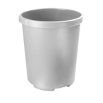 Papierbak han grip 18l rond zwart | 15 stuks