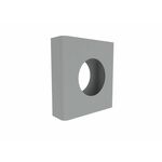 Cascando paraplustandaard Flow I - aluminiumgrijs
