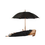 Extra Sterke Storm Paraplu Zwart 130 Cm - Paraplu's