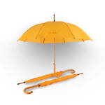 miniMAX paraplu windproof handopening 100 cm geel
