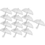 8 stuks Paraplu transparant plastic paraplu&apos;s 100 cm - doorzichtige paraplu - trouwparaplu - bruidsparaplu - stijlvol -