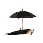 STORMini opvouwbare storm paraplu zwart 100 cm - Paraplu&apos;s