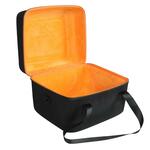 Voor JBL Partybox On-The-Go Schokbestendige harde EVA-opbergtas Draagdoos met microfoontas (zwart + grijs)