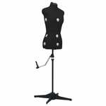 Lowander paspop vrouw 134 tot 170cm - vrouwentorso / etalagepop op houten standaard - wit