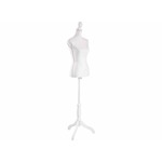 Clayre & Eef Paspop Dames Verstelbaar 41*30*152 cm Zwart Metaal Torso Buste Etalagepop Zwart Torso Buste