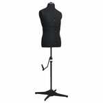 Lowander paspop vrouw 134 tot 170cm - vrouwentorso / etalagepop op houten standaard - wit