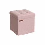 Kledingrek 91 cm breed op wielen, Pastelroze