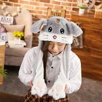 Herfst & Winter Leuke Dieren Magneet Airbag Oor Hoed (Bruine Puppy)