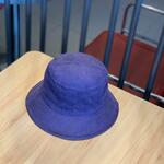 Leisure Corduroy Fisherman Hat Fall en Winter Foldable Art Sunhat Maat: M (56-58cm)(Blauw)