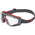 3M Goggle Gear 500 GG501 Ruimzichtbril Met anti-condens coating Grijs, Rood