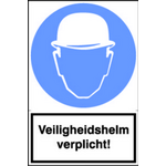 Veiligheidshelm verplicht!