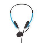 Nedis CHST100PK Pc-headset On-ear 2x 3,5 Mm Connectoren 2,0 M Roze