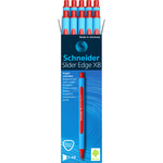 10x Schneider Slider Edge XB balpen rood
