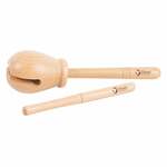 Classic World world houten blok percussie, 2dlg.