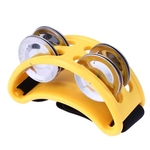 Aluminium percussie Cajon Foot Bell grootte: 10 x 8 x 4cm (wit)