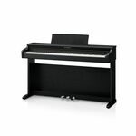 vidaXL Digitale piano met pedalen 88 toetsen zwart