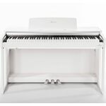 K&M 18953 piano standaard tafelmodel wit