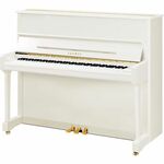 Yamaha U1 Q PWH messing piano (wit hoogglans)