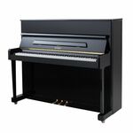 Yamaha U1 Q PE messing piano (zwart hoogglans)