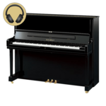 Yamaha B3E SC3 PE messing silent piano (zwart hoogglans)