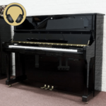 Yamaha SE122 PE messing silent piano (zwart hoogglans)
