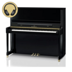 Yamaha B1 SC3 PE messing silent piano (zwart hoogglans)