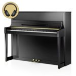 Schimmel Classic C121 EM TwinTone WP messing silent piano