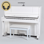 Sebastian Steinwald 123 (Korg KS-30) PWH zilver silent piano