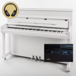 Sebastian Steinwald 123 (Korg KS-30) PWH zilver silent piano