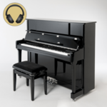 Sebastian Steinwald 123 (Korg KS-30) PE zilver silent piano