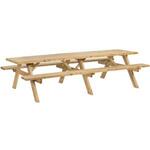 Picknicktafel vierkant hardhout