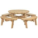 Vurenhouten picknicktafel