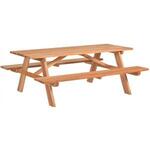 Picknicktafel Breeze aluminium wit