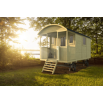 Circuswagen Johnny met veranda 600x240 cm