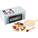 vidaXL Pizzaborden 4 st ??32x1,5 cm bamboe